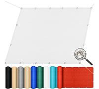 Tenda a Vela Ombreggiante Rettangolare 320 x 520 cm, Protezione Uv, Permeabile All'Aria e All'Acqua, Ombreggiante con Occhielli per Esterno, Giardino, Terrazzo, Balcone, Bianco