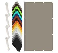 Tenda a Vela Parasole 1.2 x 3.5 m Protezione UV 98% Vele Ombreggianti Impermeabile Protezione Anti Raggi UV e Impermeabile per Esterno, Giardino, Terrazzo, Balcone, Patio, Cachi