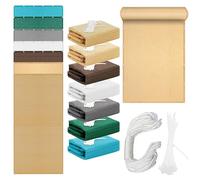 Tenda a Vela Parasole 420 x 420 cm Protezione Raggi UV 98% Rettangolare Traspirante Protezione Rettangolare Parasole Anti UV Terraza, Jardín, Balcón, Camping, Color Crema