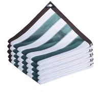 Tenda a vela parasole con blocco UV al 95%, copertura per patio esterno, giardino, tenda da giardino, rete parasole per piante, pergola, cuccia per cani, 5 x 8 m, vele verdi per la massima protezione