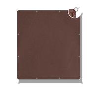 Tenda A Vela Parasole Rettangolare 140x400cm Tenda Ombreggiante Protezione Solare Raggi UV Tende Da Sole Per Esterno A Vela Per Esterno Giardino Terrazza Balcone Gazebo -Marrone