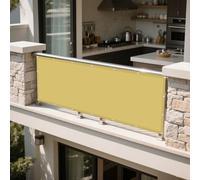 Tenda a Vela Parasole Rettangolare 350 x 430 cm Protezione Raggi UV Vela Tela Ombreggiante Antivento con Fune e Occhiellato Adatte per Piscina Feste e Spazi Esterni, Color Crema