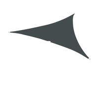 Tenda a vela parasole triangolare Oxford estere | Misure multiple multicolori for il campeggio sulla spiaggia, nel giardino con patio: corde incluse(Grey,500x500x700CM)