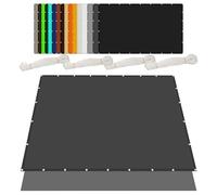 Tenda a Vela per Esterno 1.2 x 1.8 m Protezione Solare Raggi UV Copertura Antipolvere Protezione Uv, Tessuto 185 G/M² per Esterno, Giardino e Terrazza, Piscina, Grigio Scuro