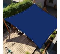 Tenda a Vela per Esterno 3.6 x 4.8 m Impermeabile Rettangolare Tenda da Sole per Esterno Vela de Sombra Privacy per Giardino Terrazza, Blu Scuro