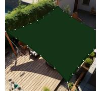 Tenda a Vela per Esterno 3 x 5 m Impermeabile Rettangolare Tenda da Sole per Esterno Vela de Sombra Privacy per Giardino Terrazza, Verde Scuro