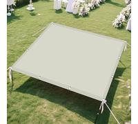 Tenda a Vela per Esterno Rettangolare 1.3 x 6 m Protezione Solare Raggi UV Ombreggiante Impermeabile Antivento con Fune e Occhiellato per Pergolato, Giardino, Balcone, Beige