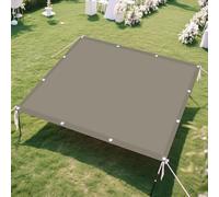 Tenda a Vela per Esterno Rettangolare 1.6 x 1.8 m Protezione Solare Raggi UV Ombreggiante Impermeabile Antivento con Fune e Occhiellato per Pergolato, Giardino, Balcone, Cachi