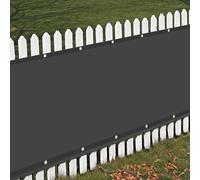 Tenda a Vela per Esterno Rettangolare 2.2 x 5.5 m Anti UV 98% Parasole Impermeabile Telo Telone con Occhielli Tenda a Vela per Patio, Pergola, Cortile, Balcone, Grigio Scuro