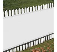 Tenda a Vela per Esterno Rettangolare 2.2 x 6 m Anti UV 98% Parasole Impermeabile Telo Telone con Occhielli Tenda a Vela per Patio, Pergola, Cortile, Balcone, Bianco