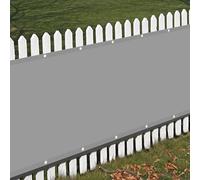 Tenda a Vela per Esterno Rettangolare 2.4 x 2.4 m Anti UV 98% Parasole Impermeabile Telo Telone con Occhielli Tenda a Vela per Patio, Pergola, Cortile, Balcone, Grigio Chiaro