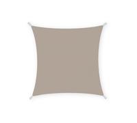 Tenda a vela quadrata omrbeggiante - 3 x 3 mt - tortora - Garden Friend