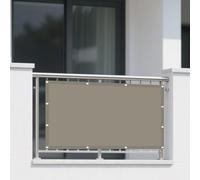 Tenda a Vela Rettangolare 0.8 x 3 m Protezione Antivento 98% Anti UV Rettangolo Telo Ombra Impermeabile Quadrata Anti-Ultravioletti Ideali per Cortile Patio e Campeggio, Cachi