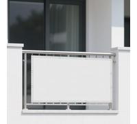 Tenda a Vela Rettangolare 0.9 x 5 m Protezione Antivento 98% Anti UV Rettangolo Telo Ombra Impermeabile Quadrata Anti-Ultravioletti Ideali per Cortile Patio e Campeggio, Bianco