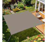 Tenda a Vela Rettangolare 1.2 x 4.5 m Resistente Ai Raggi UV Vele Ombreggianti Robusto e Stabile per Esterno, Giardino, Terrazza, Balcone, Piscina, Patio, Tortora