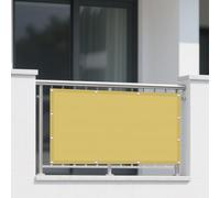Tenda a Vela Rettangolare 1.3 x 2.6 m Protezione Antivento 98% Anti UV Rettangolo Telo Ombra Impermeabile Quadrata Anti-Ultravioletti Ideali per Cortile Patio e Campeggio, Color Crema