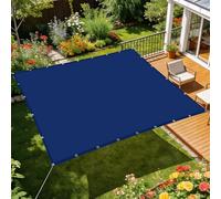 Tenda a Vela Rettangolare 1.5 x 9 m Resistente Ai Raggi UV Vele Ombreggianti Robusto e Stabile per Esterno, Giardino, Terrazza, Balcone, Piscina, Patio, Blu Scuro