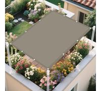Tenda a Vela Rettangolare 1.6 x 1.8 m Protezione UV 98% Vela Ombreggiante Antivento con Fune Tenda a Terraza, Jardín, Balcón, Camping, Cachi