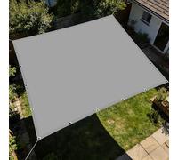 Tenda a Vela Rettangolare 2.5 x 4.5 m Resistente Ai Raggi UV Tenda Parasole Rettangolare Robusto e Stabile per Esterno, Giardino, Terrazzo, Balcone, Patio, Grigio Chiaro