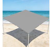 Tenda a Vela Rettangolare 2 x 2.8 m Protezione Raggi UV Tenda a Vela Parasole Robusto e Stabile per Esterno Giardino Terrazza Colore, Grigio Chiaro