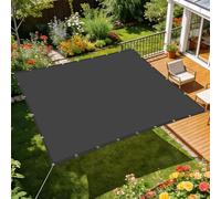 Tenda a Vela Rettangolare 2 x 5 m Resistente Ai Raggi UV Vele Ombreggianti Robusto e Stabile per Esterno, Giardino, Terrazza, Balcone, Piscina, Patio, Grigio Scuro