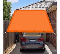 Tenda a Vela Rettangolare 230 x 250 cm Protezione Raggi UV Tende da Sole con Occhielli e Corda per Esterno Giardino Terrazza Colore, Arancione