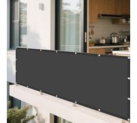 Tenda a Vela Rettangolare 290 x 420 cm Antivento/Protezione UV Rettangolo Telo Ombra Protezione Raggi UV Poliestere Antistrappo Perfette per Giardino Terrazza e Balcone, Grigio Scuro