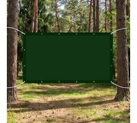Tenda a Vela Rettangolare 300 x 800 cm Protección Rayos UV Telo Parasole per Esterni con Corda di Nylon e Occhiellato per Esterno, Giardino e Terrazza, Piscina, Verde Scuro