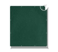 Tenda A Vela Rettangolare Ombreggiante 400x450cm Telo Tenda da Sole a Vela Protezione Solare Raggi UV Telo Ombreggiante Con Anelli Per Esterno Giardino Terrazza -Verde scuro