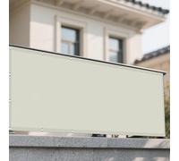 Tenda a Vela Rettangolo 212 x 235 cm Protezione Solare Raggi UV Impermeabile Telo Ombra Antipolvere Protezione Antivento per Terrazzo Balconi Giardino e Outdoor, bianco
