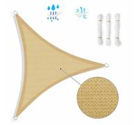 Tenda a Vela Telo Triangolare Ombreggiante per Arredo Esterno Giardino Mare