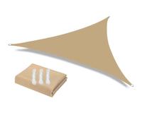 Tenda a vela triangolare impermeabile, protezione UV al 98%, for strutture e attività all'aperto, tende da campeggio, tende da sole Per Esterni(SAND,2X2X2M)