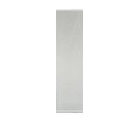 Tenda a vetro Doodles L 60 x H 240 cm argento Bianco argentato