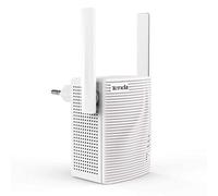 Tenda A301 Ripetitore WiFi 300 Mbps, 1 * 10/100M LAN Porta Ethernet, Plug And Play, Easy Expand, Segnale Forte con 2 Antenne LED Intelligente, Amplificadores WiFi Esterne Spina Europa