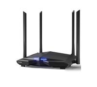 Tenda AC10 Gigabit Router Wi-Fi Dual Band AC1200 Wireless, 4 Porte Gigabit, Parental Control e Rete Ospiti, IPTV, VPN Server, IPv6, WPS, Adatto per Case a Un Piano