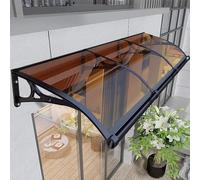 Tenda ad arco per esterni, per porta del balcone, patio, giardino, riparo da finestra, resistente ai raggi UV, antivento, design elegante con accesso al lavandino e protezione dalle intemperie