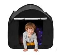 Tenda Angolare Calm Down,Tenda Sensoriale per Bisogni Speciali | Un angolo Tranquillo Aiuta i bambini a Rilassarsi | Giochi con Porta, rivestito in Argento, Negozi di Giochi pl