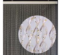 Tenda Antimosca Modello 21- Supporto in Alluminio (9 - oro, 90 x 200)