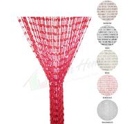 Tenda Antimosche Anti Insetti Porta Finestra con Fili e Perline in PVC 3 Misure