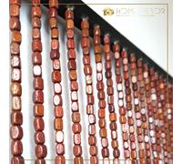 Tenda Antimosche Anti Insetti Tenda Porta Finestra con Perline in Legno Bamboo