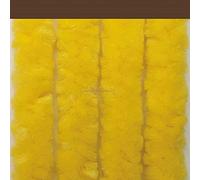 Tenda antimosche Moschiera Ciniglia Extra vellutata ø42 mm, Vari colori/misure, Porte esterne/interne, Divisori, Negozio, Camper ottima Schermatura 100% MADE in ITALY (100 x 220H cm, Giallo)