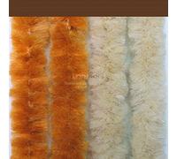 Tenda antimosche Moschiera Ciniglia Extra vellutata ø42 mm, Vari colori/misure, Porte esterne/interne, Divisori, Negozio, Camper ottima Schermatura 100% MADE in ITALY (120 x 230H cm, Corda e Bronzo)