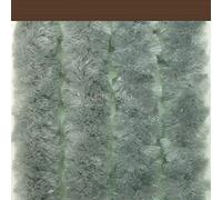 Tenda antimosche Moschiera Ciniglia Extra vellutata ø42 mm, Vari colori/misure, Porte esterne/interne, Divisori, Negozio, Camper ottima Schermatura 100% MADE in ITALY (120 x 200H cm, Argento)