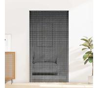 vidaXL Tenda Antimosche per Porte Grigio Scuro 120x220 cm bambù