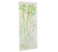 vidaXL Tenda Antimosche Naturale Elegante Decorativa Intima per Porte Anti Insetti Zanzariera in Steli di bambù 90x200 cm Multicolore
