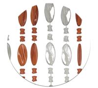 Tenda Antimosche Tenda Porta Finestra Ingresso Anti Insetti con Perline Bicolore