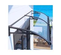 Tenda antineve per porte e finestre, impermeabile, a energia solare, installazione senza cuciture, design con grondaia allargata, 150 cm x 160 cm, compatibile con più unità