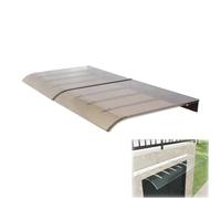 Tenda antipioggia per porta d'ingresso e finestra, copertura esterna in policarbonato, 50 x 120 cm