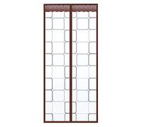 Tenda antivento calda per porta, mantiene la tempesta di neve magica porte pieghevoli interne e chiudibili, per porte francesi, serre -C-90 x 215 cm
