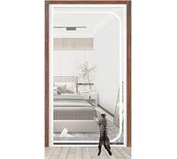 Tenda Antizanzare, Zanzariera Con Zip Porta 90 Cm X 210 Cm, Porta Zanzariera, Tenda Magnetica, Zanzariera, Zanzariera For Porta Balcone, Porta Cantina, Porta Patio Soggiorno, Zanzariera ( Color : Weis